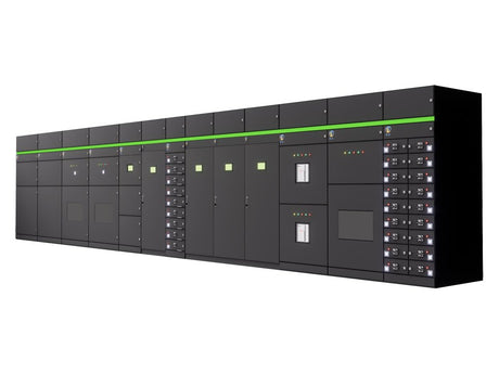 Vertiv PowerDirect 9000 800VDC Power Center — power module cabinet lineup