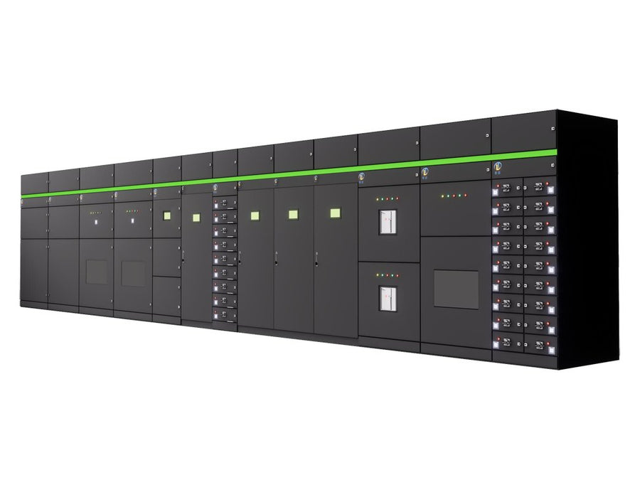 Delta Panama Power 10kV-to-240VDC System — power module cabinet lineup