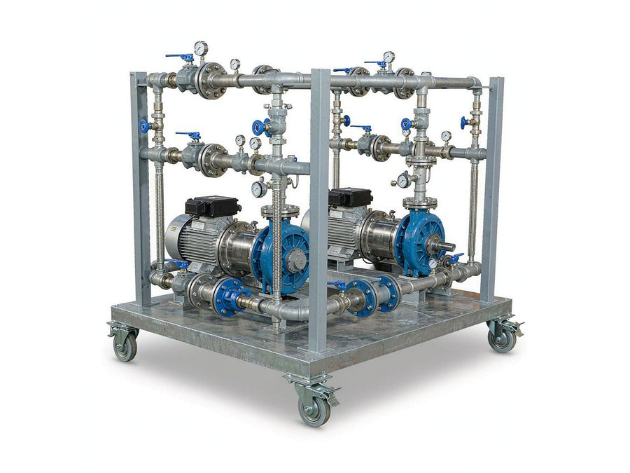 Zhiting Modular Chilled Water Pumping Skid - representative modular pumping skid image
